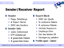 Sender/Receiver Report