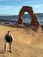 Nils at Delicate Arch